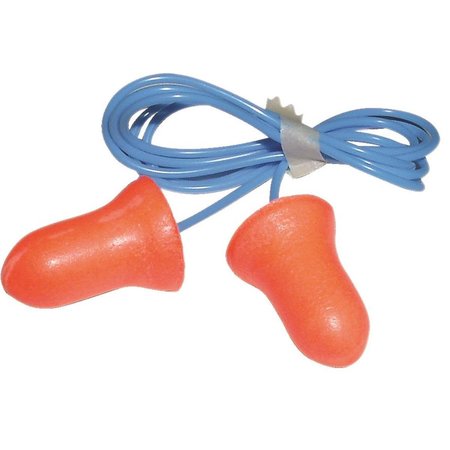 HONEYWELL Max Corded Ear Plugs, Bell Shape, Orange, 100 PK MAX-30